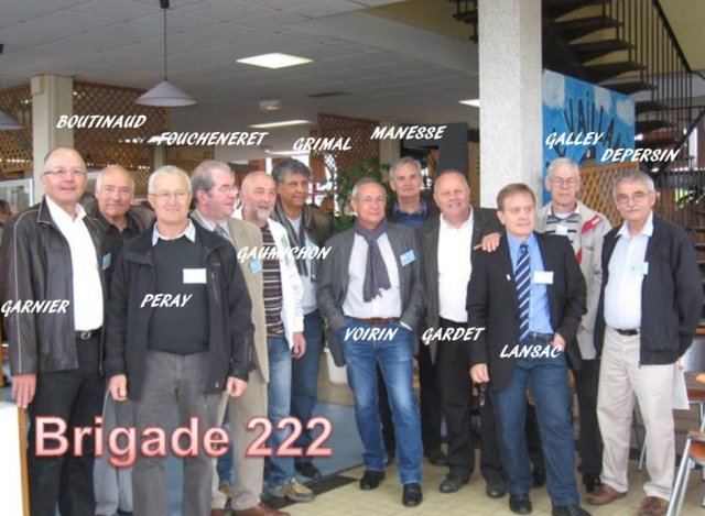 Rassemblement brigade 222
